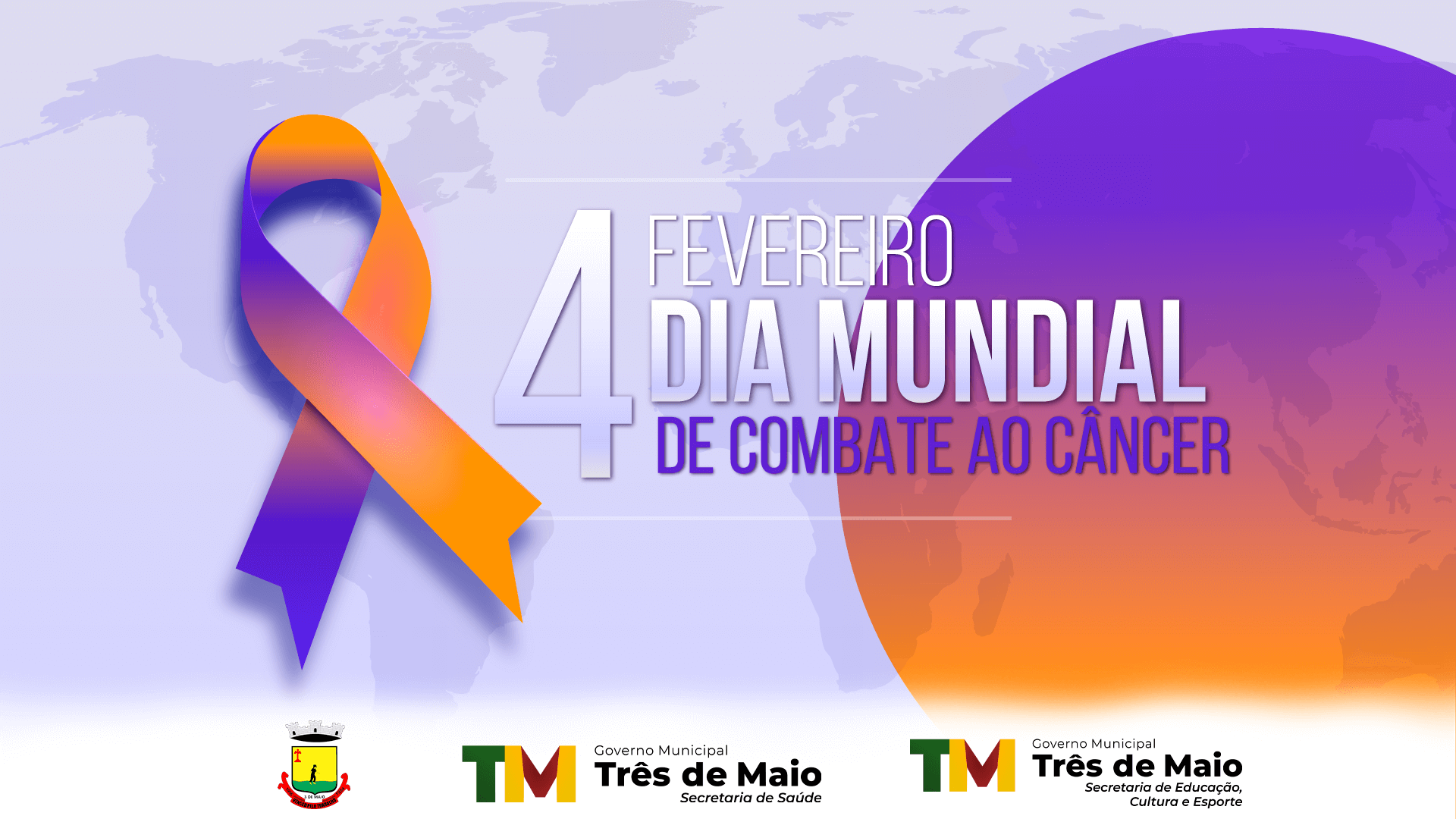 PALÁCIO MUNICIPAL É ILUMINADO NAS CORES LARANJA E RO